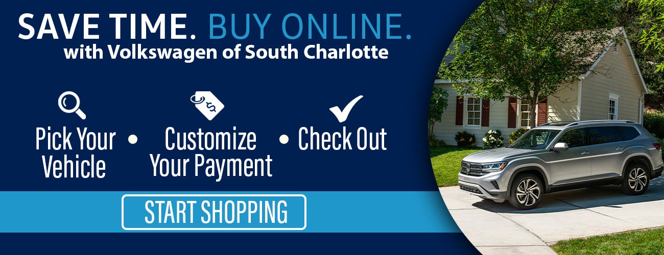 Save Time. Buy Online. Volkswagen of South Charlotte in Charlotte NC